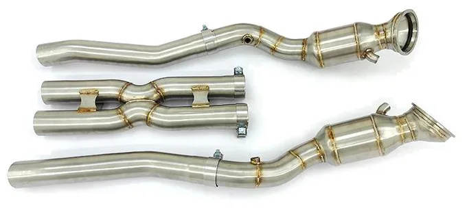812 F12 6.2L Downpipe + X-Pipe