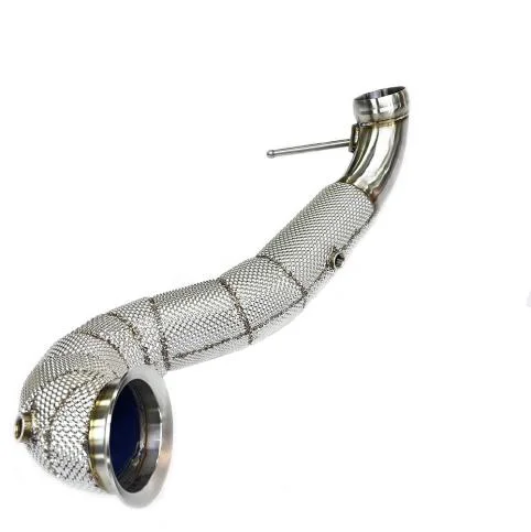 W176 A45 Downpipe with Heat Shield