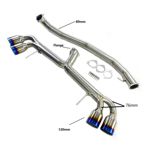 R35 GTR Catback (FGK Ti 89mm)