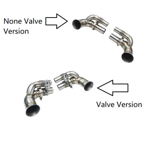 911 GT3 Downpipe with Valve