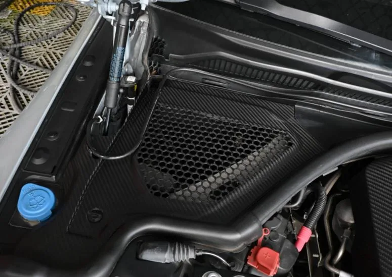 Carbon fibre mesh cover for G8X