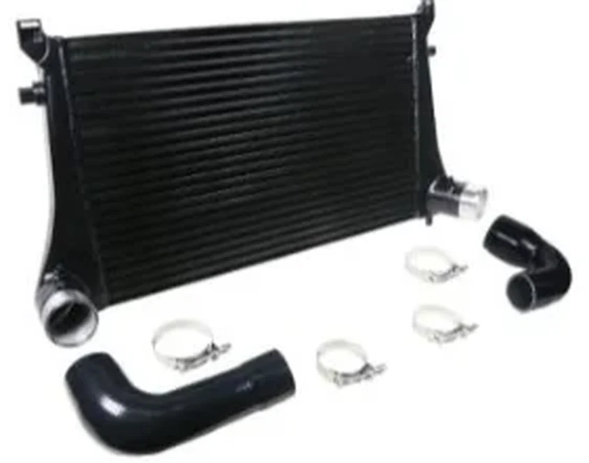 Upgraded bar and plate intercooler kit