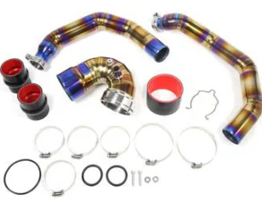 Titanium Charge Pipe Kit for BMW M2C M3 M4 S55 3.0T Titanium
