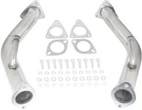 Lower Downpipe for 2009-2016 Nissan 370z Infiniti G37 Polished