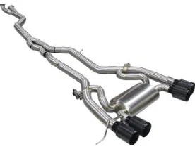 89mm Valved Sport CatBack Exhaust for BMW G80 G81 M3 G82 G83 M4 S58 3.0T 4-Tip W/ Bracket