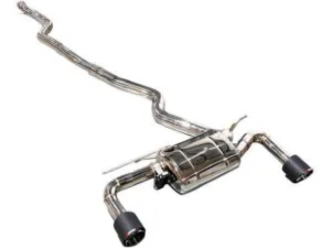 Valved Sport CatBack Exhaust System for BMW F30 F31 320i 330i B48 2.0T 2-Tips (M3 Type)
