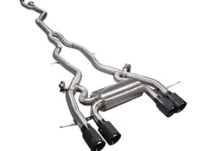89mm Valved Sport CatBack Exhaust for 2022+ BMW G87 M2 S58 3.0T 4-Tip W/ Bracket